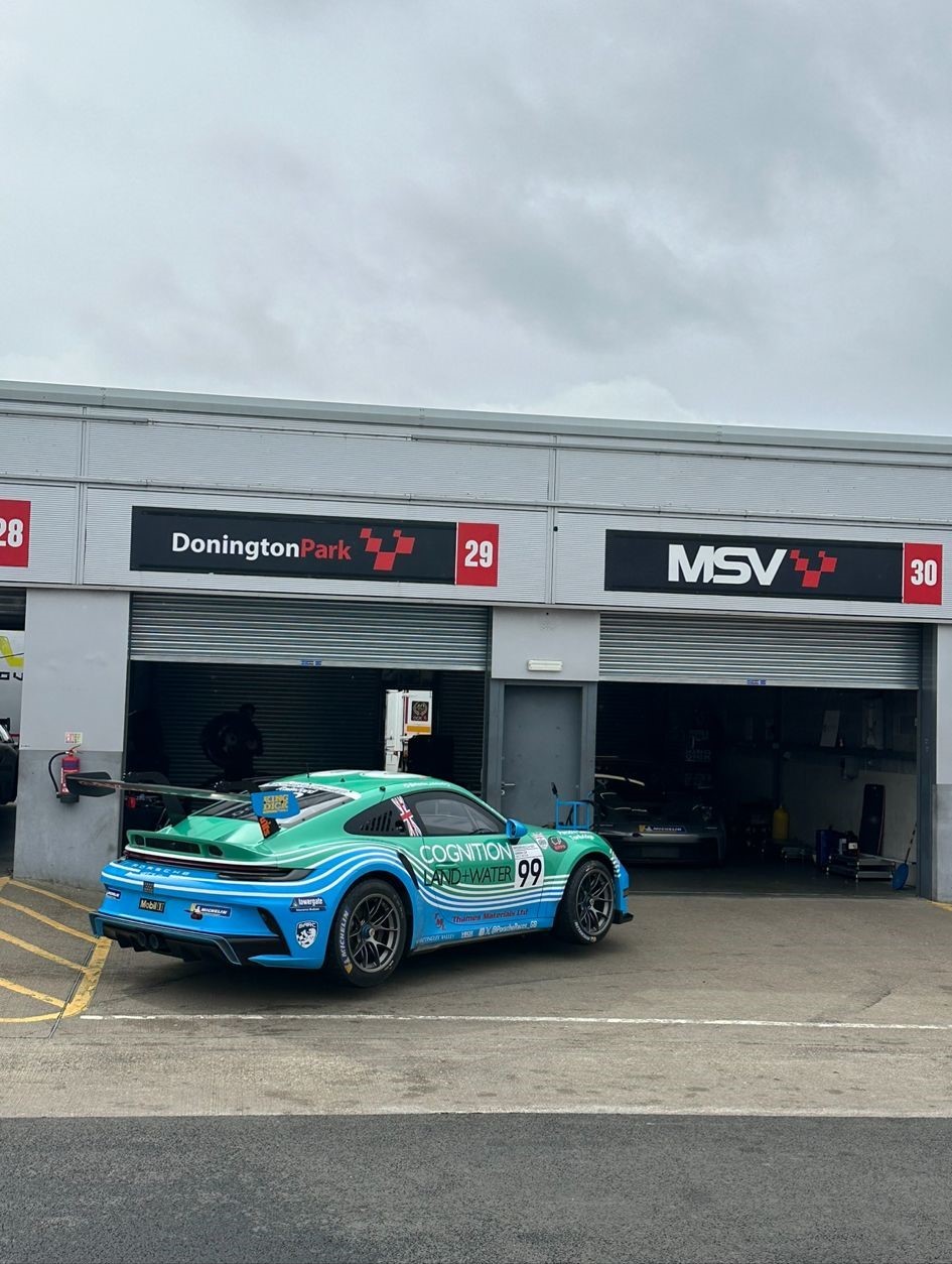 The 'Cognition with CCK' Team at the Porsche Carrera Cup GB Media Day...